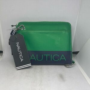 Nautica Womens Pull Out ID Clutch Wallet With RFID Block Protection  New But Pee